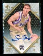 2007-08 SP Rookie Edition Auto Spencer Hawes #67 Kings Autograph - $9.89