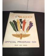 11963Official Program Indianapolis Speedway Race 500 47th Car Racing - £35.66 GBP