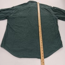St John's Bay Men's Green Heavyweight Long Sleeve Shirt Pockets Size Large image 5