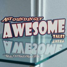 Fallout Astoundingly Awesome Tales Magazine Prop Replica Sign Collectibl... - $14.69