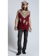 NEW Men&#39;s Sexy Bad Wolf Costume SZ XXL Faux Fur Hooded Tunic Missing Gloves - $413.77 MXN
