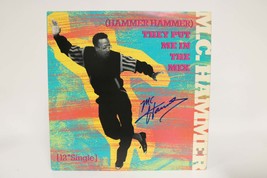 MC Hammer Signed Autographed &#39;They Put Me in the Mix&#39; Record Album Cover - COA M - £63.94 GBP