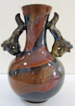 Chinese Jizhou Ware Yuhuchun Vase With Double Chi-Dragon Handles  - £177.90 GBP