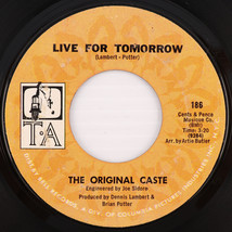 The Original Caste – One Tin Soldier / Live For Tomorrow - 45 rpm 7&quot; Single 186 - £8.91 GBP