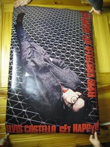 Elvis Costello Poster The Attractions Get Happy Body Shot Laying Down - $179.99