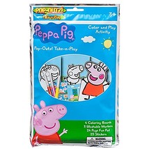Peppa Pig Pop-Outz Take-n-Play Color and Play Activity Kit - $1.99