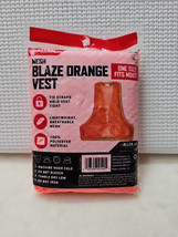 Callen Mesh Blaze Orange Vest Adult Size One Size Fits Most Hunting Best - $11.87