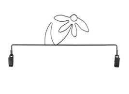 Classic Motifs 12 Inch Daffodil Craft Hanger With Holding Clips - €12,74 EUR