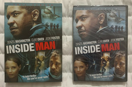 Inside Man DVD Denzel Washington Jodie Foster Clive Owen Spike Lee New Slipcover - £6.60 GBP