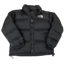 The North Face Nuptse 700 Down Puffer Jacket Men’s Size Large Black Hooded - $128.69