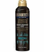 Gold Bond Ultimate Men&#39;s Essentials Talc Body Powder Spray Nightfall 7 oz - $27.98 CAD