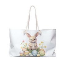 Personalised/Non-Personalised Weekender Bag, Easter Bunny, Rabbit, Large Weekend - £38.44 GBP