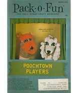Pack O Fun March 1972 St. Patrick&#39;s Day Spring Poochtown Players Yarn Fl... - £5.51 GBP