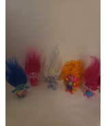 5 Dream Works Trolls Dolls Maddy Poppy DJ Suki Guy Diamond - $27.16 CAD