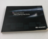 2011 Hyundai Sonata Owners Manual with Case OEM M01B15058 - $26.99
