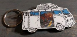 Zion National Park Wooden Camping Van Key Ring Scenic View - £10.95 GBP