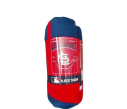 St Louis Cardinals Fleece Blanket Throw Lightweight Southpaw Style Blanket NWT - $21.69