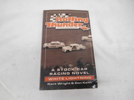 Old Vtg 1999 1st EDITION ROLLING THUNDER STOCK CAR RACING PAPERBACK BOOK... - $19.79