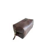 Buffalo Leather Toiletry Bag Shaving Dopp Kit Washbag Organizer Cosmetic... - €42,97 EUR