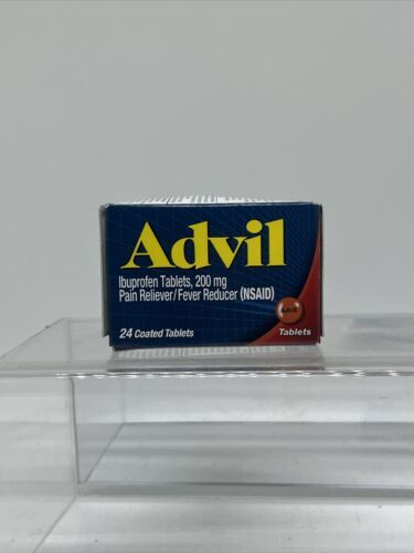 Advil Pain Reliever Fever Reducer 24 Coated Tablets Travel Purse 12/25 - $4.20