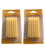24 Creative Converting Cake Candle, 2.25&quot;, Mimosa Yellow  Polka Dot (2x 12) - $8.70 CAD