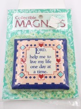 Paula&#39;s Collectible Refrigerator Frig Magnet Lord Help Me Live One Day at a Time - £3.92 GBP