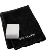 Elkay LKCLKIT Sink Cleaning Kit Sponge and Microfiber Towel Black 24” x 16” - $13.56 CAD