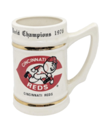 Cincinnati Reds 1976 World Series Champions Ceramic 5.5&quot; Tall Beer Stein... - $27.06 CAD
