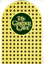 The Garden Cafe Menu Royal Garden Hotel Kensington London England 1982 - £27.73 GBP