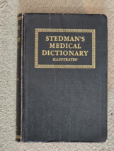 Stedman&#39;s Medical Dictionary Illustrated - 1946 - 16th Revised Edition - EX - £18.50 GBP