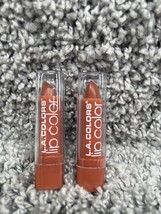 L.A Colors Moisture Rich Lip Color Lipstick Lip Stick In The Buff Set Of 2 - £11.15 GBP