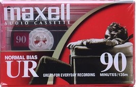 Maxell UR90 Audio Cassette Blank Tape (package of 4) - £10.14 GBP