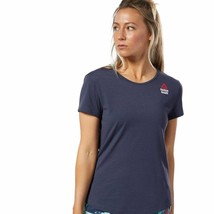 Reebok Women&#39;s Crossfit T-Shirt DY8417 Navy Blue Size XSmall - £23.24 GBP