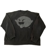 Kirby Nintendo Crew Neck Black Long Sleeve Sweatshirt No Tag Fits Size 2XL - $380.72 MXN