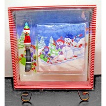 Winter Snowman Cutting Board Spreader Napkin Appetizer Set New In Box - $8.86