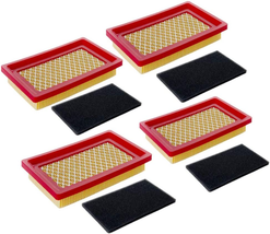 4 Pack 951-10298 Air Filter + Pre Cleaner for MTD Cub Cadet SC100 951-14632 - £11.50 GBP