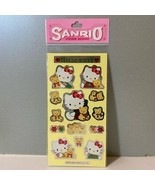 Vintage Sanrio 1976 1995 Hello Kitty &amp; Bear Mylar Stickers - £19.66 GBP