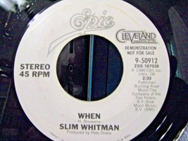 Slim Whitman-When-1980-EX  *Promo - £3.16 GBP