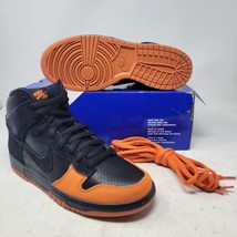 Nike Dunk High Pro SB Black Solar Orange Halloween 305050-005 US 8 Skate... - £317.30 GBP