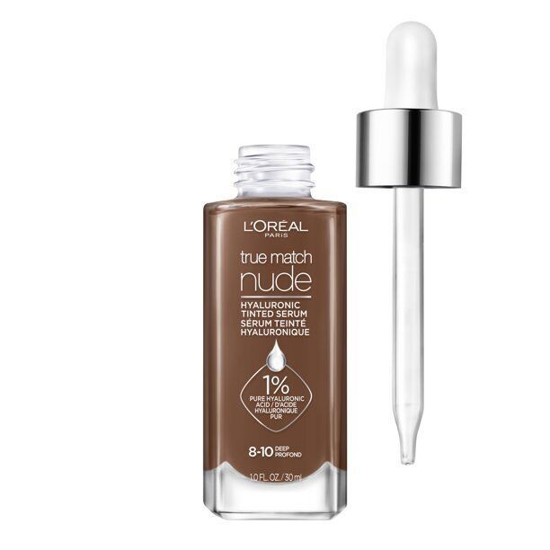 L'Oreal Paris True Match Hyaluronic Tinted Serum Foundation Makeup,Deep 8-10,1oz Item image 2