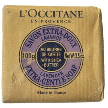 L&#39;Occitane Extra Gentle Lavender Bar Soap with Shea Butter 3.5 oz. / 100g - £10.09 GBP