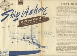 Ship Ashore Placemat Best Western Resort Smith River California 1970&#39;s - $21.78