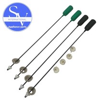 GE Washer Suspension Rod &amp; Spring WG04F01777 WH16X10057 WH16X544 (SET 4) - £56.40 GBP