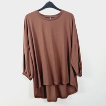 V by Very - Brand New - Bat Wing Top - Brown - UK 14 - £11.87 GBP