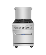 Stove AGR-4B 24" Gas 4 Burner Restaurant Range, Nat. gas, Free Lift Gate... - $1,729.00