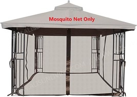 Alisun Universal 12&#39; X 12&#39; Gazebo Mosquito Netting (Brown) - £98.66 GBP