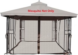 Alisun Universal 12&#39; X 12&#39; Gazebo Mosquito Netting (Brown) - £100.39 GBP