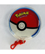 Missing 3 Cards Vintage Pokémon 1999 Round Playing Cards Hearts Pouch &amp; ... - $190.20 MXN