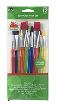 Apple Barrel Multicolor Variety 12-Piece Brush Set for Adults &amp; Kids, Ea... - $29.99