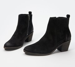 Frye Leather or Suede Gored Ankle Boots - Alton Chelsea in Black Leather - £154.50 GBP